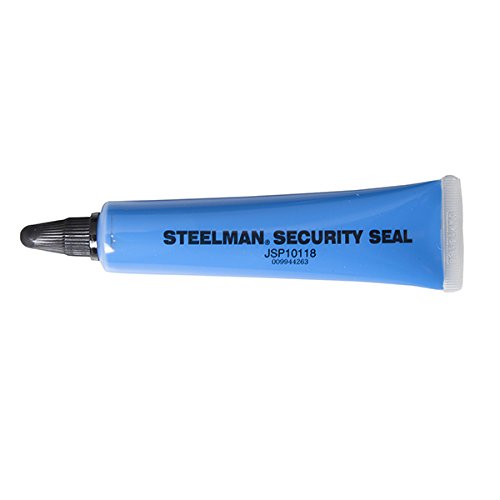 Steelman 1-Ounce Security Seal, Pack Of 10, Bright Blue Stands Out On Automobile/Motorcycle Components, Adheres To Both Metal An