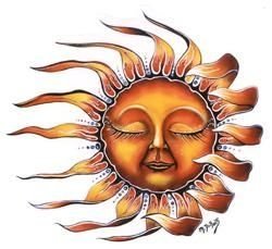 Sleeping Sun by MIKE Dubois/adhesivo