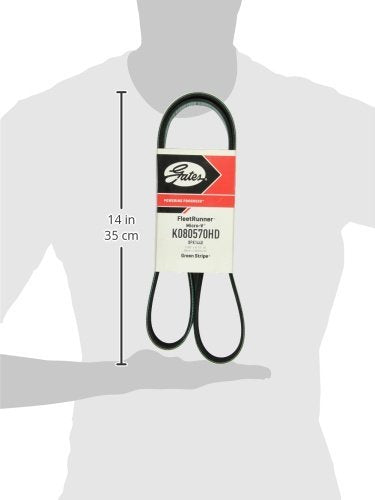 Gates K080570Hd Fleetrunner Micro-V Serpentine Drive Belt