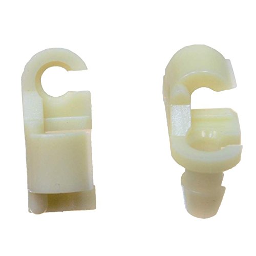 PT Auto Warehouse BCF8898P2 - Door Handle Rod End Retainer Clip - Replace OE #: 88981030, and OE #: 88981031, Set of 4 Retainer