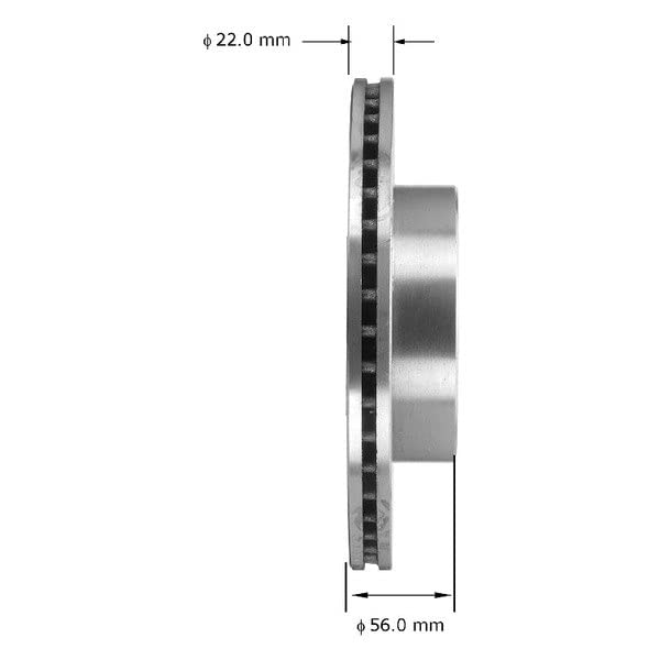 Bendix Premium Prt1531 Front Brake Rotor For Volvo 740 1990-1985, C70 2001-1998