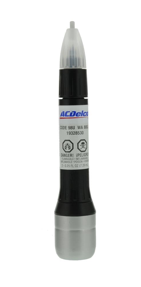 Acdelco 19367784 White Diamond (Wa800J) Four-In-One Touch-Up Paint, 0.5 Oz Pen (Packaging May Vary)