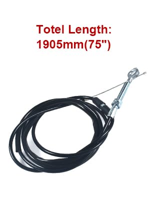 Buhnss 75'' Vm22 Vm24 Pz27 Go-Kart Throttle Cable -Straight End