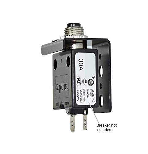 Bracket For Panel Mount Electrical Components Like Push Button Circuit Breaker, Toggle Switch, Led Indicator Panel Mount Connector, Fuse And More