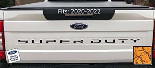 Ford Super Duty Letter Inserts Inlays Decals Stickers (Thin) For Tailgate (2020-2022) F250 F350 F450 (Realtree Apb Blaze) - Apb