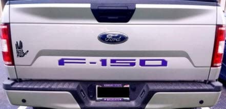 Decal Mods 2018-2020 Tailgate Insert Decals Letters Inlays Indent Stickers (Thin) For Ford F150 (2018-2020) (Purple) - Cpurple