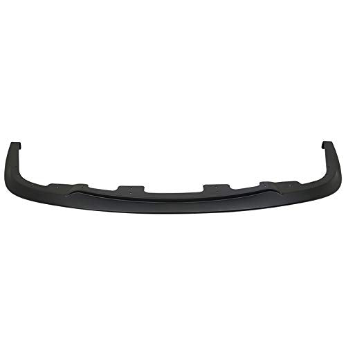 IKON MOTORSPORTS, Front Bumper Lip Compatible with 2006-2007 Subaru Impreza WRX Sedan & Wagon 4-Door, STI Style Unpainted Black 