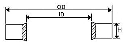 Swordfish 31981 Automotive Dowty Bonded Seal Washer Assortment, 150 Piece