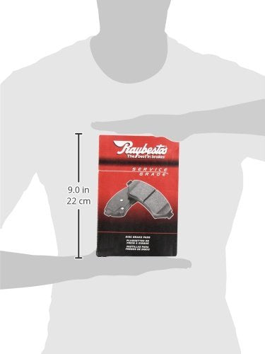 Raybestos Sgd1084M Service Grade Semi-Metallic Disc Brake Pad Set