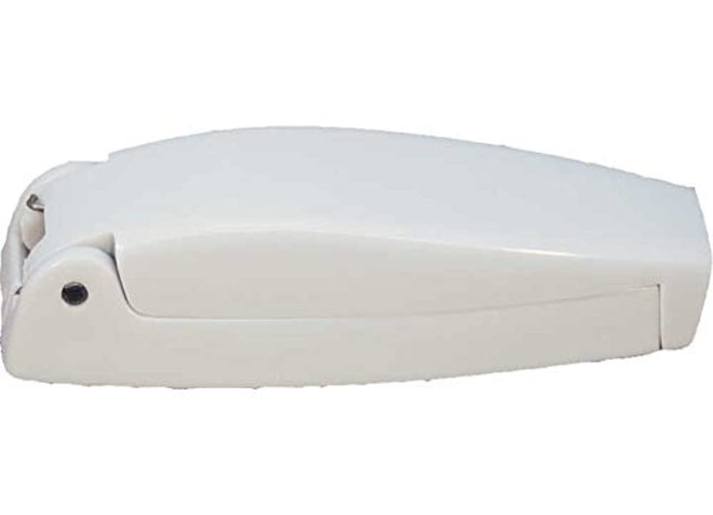 Prime Products 18-5080 White Bullet Style Catch