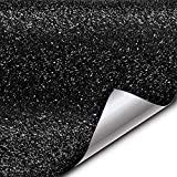 Black Indestructible Paint Wrap Vinyl Roll (10Ft X 5Ft)