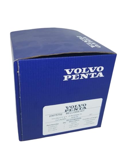 Volvo Penta Genuine OEM Bellows Kit with Hose Clamp 23075752