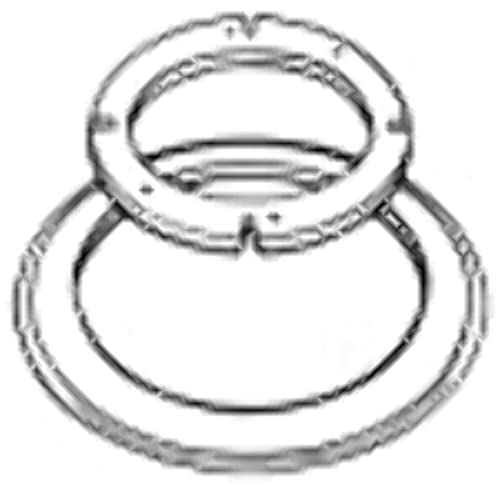 Dometic 385310139 Universal Toilet Mounting Kit - White