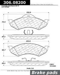 Stoptech 306.08200 Brake Pad