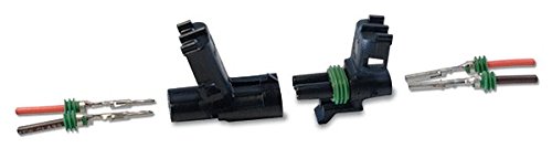 Aptiv 2 Pin Weatherpack, 20 Amp Terminal Kit 10-20 (2-Pin (14,16Ga)- 3Set)