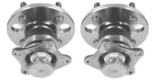 Trq Rear Wheel Hub Bearings Assembly Set Compatible With 1998-2002 Chevrolet Prizm 1993-1997 Geo 1993-2002 Toyota Corolla