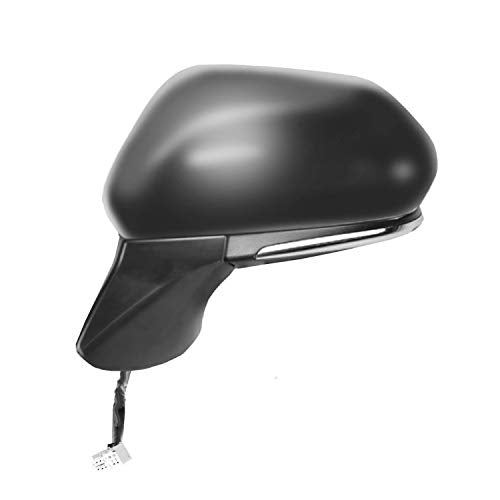 Driver Side TOYOTA Camry US Built, Camry Hybrid, (textured black w/PTM cover, w/turn signal, w/chrome trim, w/BSDS, foldaway), w/o camera, LH, Heated Power