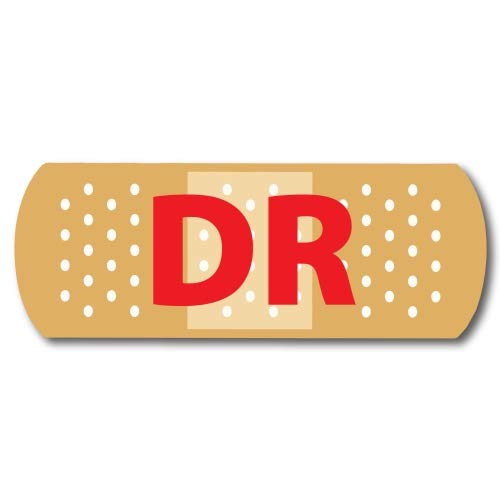 Magnet Me Up Dr Band Aid Magnet Decal, 3X8 Inches Heavy Duty Automotive Magnet For Car Truck Suv