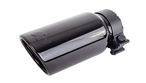 Go Rhino Exhaust Tip | Stainless Steel, Black Chrome | Grt234410Bc | Fits 2 ¾' Diameter Exhaust Tubes