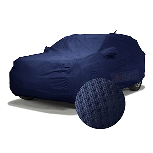 Ascot, Car Cover For Tata Safari Facelift Car Body Cover 20232025 Model 3 Layers Customfit All Weather Heat Resistant Uv Proof