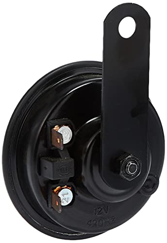 Hella 011225802 Black 77Mm 12V Bx Disc Horn Kit (Universal Fit)