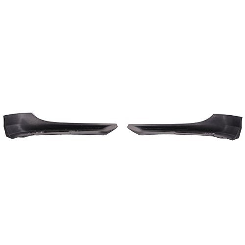 Pre-painted Front Splitter Lip Compatible With 2009-2011 BMW 3 Series E90 LCI, Factory Style PP Painted Jet Black # 668 Front Sp