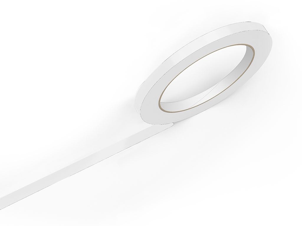 3M 50 Matte White Matte Vinyl Pinstriping Tape - Vinyl Striping Lines Stickers, Striping (1/2In X 150Ft Roll)