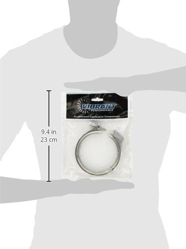 Vibrant Performance 1492C Stainless Steel Quick Release V-Band Clamp, 3-1/2 (For Use With 3-1/2 V-Band Flanges)