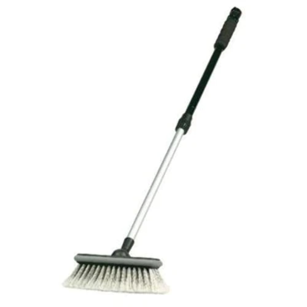 Carrand 92022S Flow-Thru 8 Deluxe Wash Brush With 40 Extension Pole , Grey