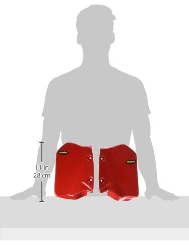 Maier 580122 Red Radiator Air Scoop For Honda Atc350X - Pair