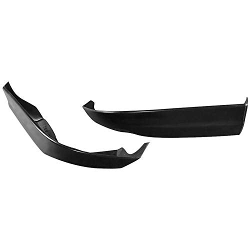 IKON MOTORSPORTS Rear Bumper Lip Spoiler for 1998-2001 Acura Integra Hatchback, Black Polyurethane (PU) Splitter