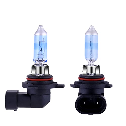 NEWBROWN 9006 HB4 Halogen Headlight Bulb with Super White Light Long Life Replacement P22D 12V/51W (2 Pack)