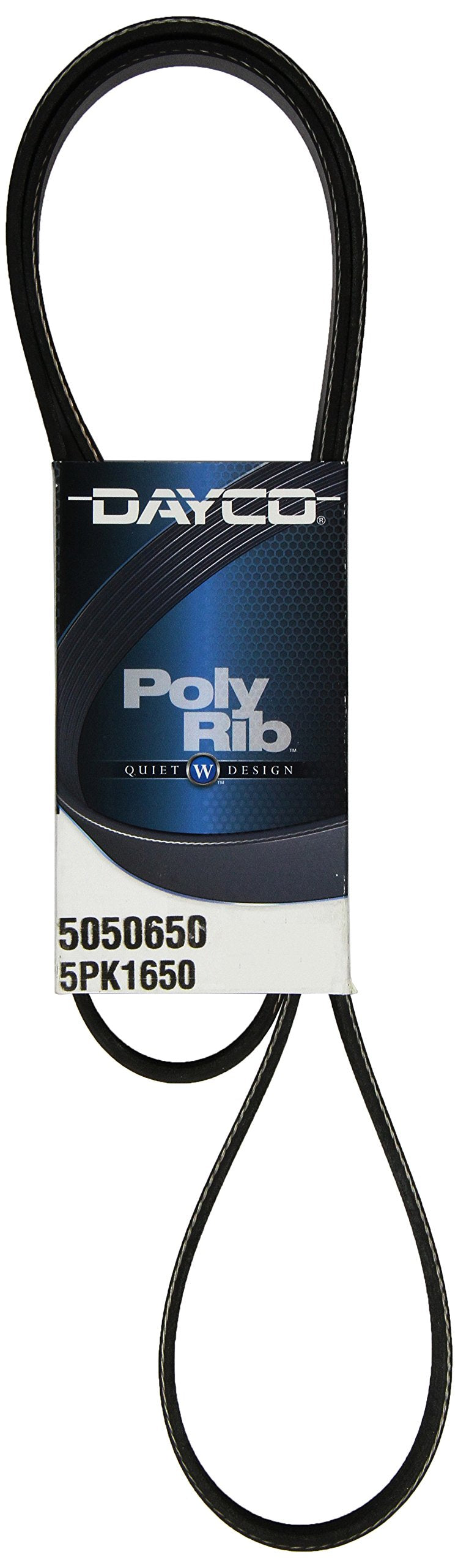 Dayco 5050650 Serpentine Belt , Black
