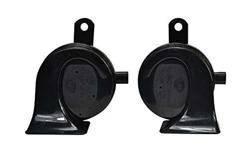 Hella 012010881 Black 12V Bx Trumpet Horn Kit (Bmw)