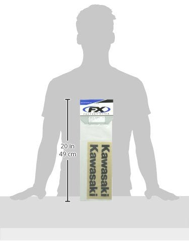 Factory Effex 09-44114 Black 'Kawasaki' Universal Swing Arm Sticker