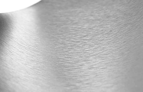 Vvivid Xpo Silver Brushed Steel Car Wrap Vinyl Roll With Air Release Technology (5Ft X 5Ft)