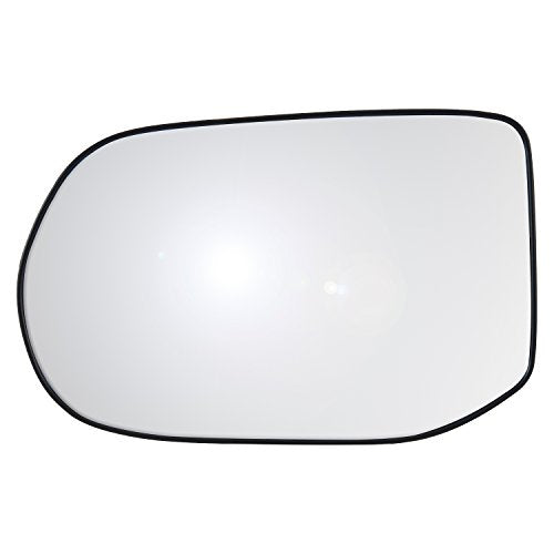 Driver Side Heated Mirror Glass w/backing plate, Honda Civic Sedan EX-L, EX-L Navi Model (4 Door, foldaway), 4 1/2&quot; x 6 15/16&quot; x 7 1/4&quot;