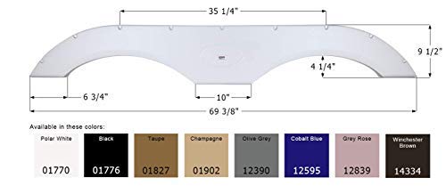 Icon Tandem Fender Skirt Fs1770 (Taupe)