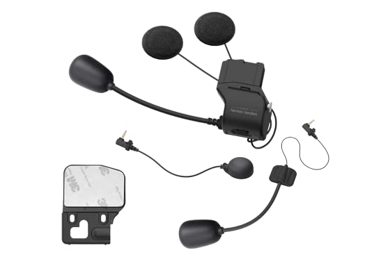 Sena Adult W/ Harmon Sena 50S Universal Clamp Kit With Sound By Harman Kardon Speakers And Mic, Black, One Size Us