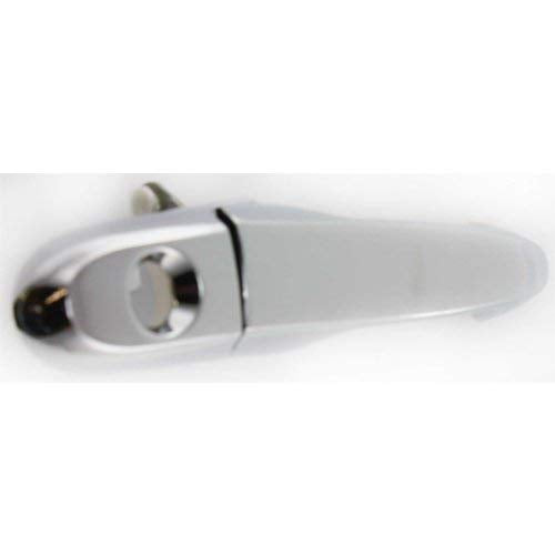 Evan Fischer Exterior Door Handle Compatible with 2006-2013 Chevrolet Impala, Fits 2005-2010 Cobalt, Fits 2005-2009 Buick LaCrosse, Front Passenger Chrome with Key Hole GM1311167