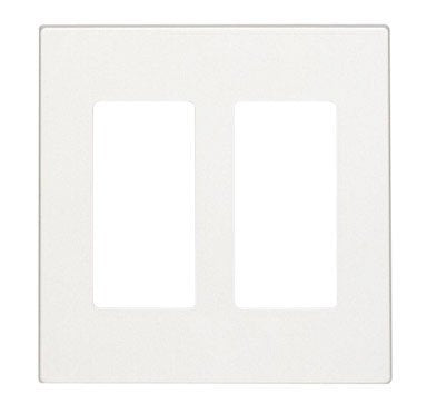 Leviton Decora Style Two Gang Screwless Wall Plate (C22-80309-0SW)