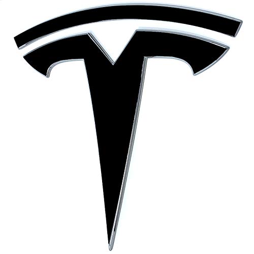 Logo Decal Wrap For Tesla Model Y, 4-Pc Set (Gloss Black)