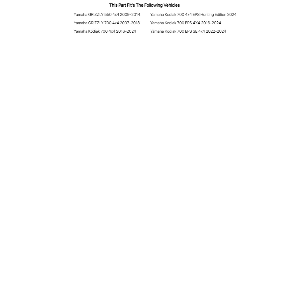 Motion Pro Throttle Cable - Fits: Yamaha Grizzly 700 4X4 2007-2018