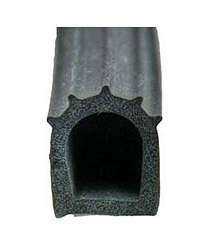 AP products 018-023-PT RV Trailer Camper Sealants D Seal with Tape Black Ribbed