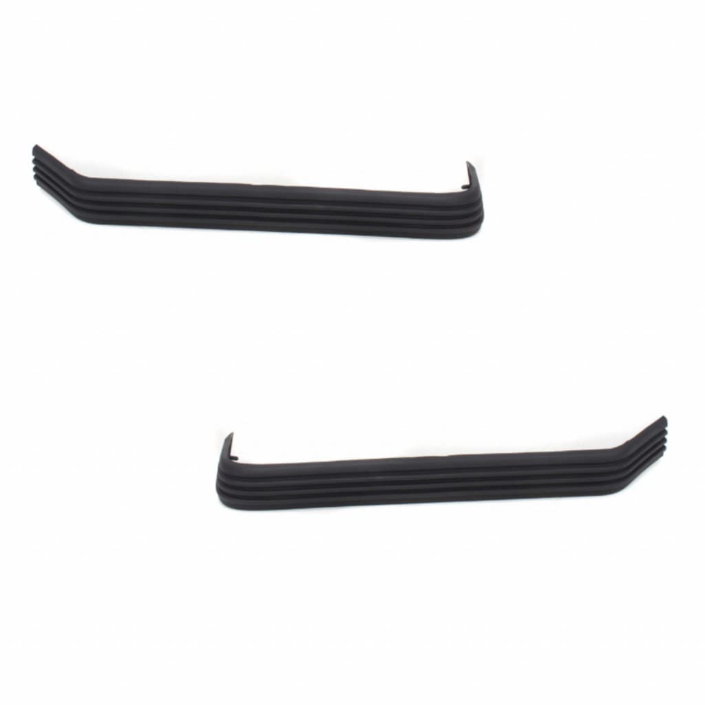 For Chevy C1500 1990-1998 Bumper Molding Driver and Passenger Side | Pair | Rear | Primed | Replacement For GM1158327, GM1159327