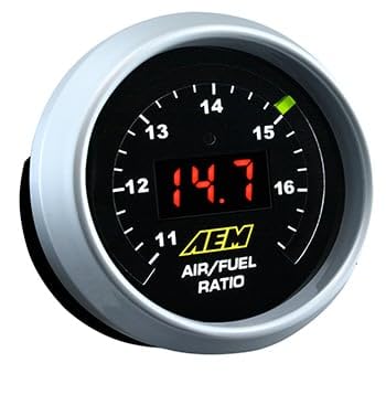 Aem 30-4110Ns Digital Wideband Uego Gauge Without Sensor , Black , 6.025 Inches