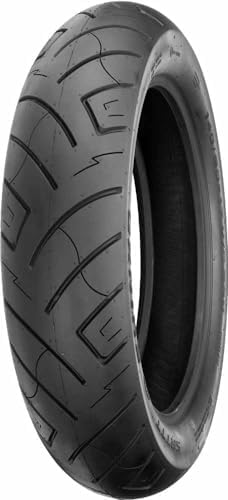 Shinko 87-4594 777 Rear H.D. Motorcycle Tire 130/90B-16 (73H) Black Wall