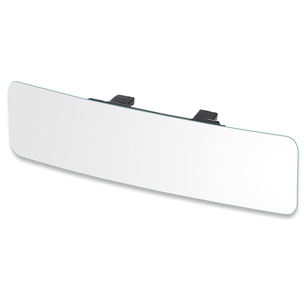 Skycrophd Rear View Mirror Frameless Car Interior Rearview Mirror Panoramic Wide Angle To Eliminate Blind Spots - Convex,11.8''(