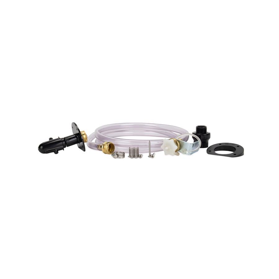 Camco Tornado Rotary Tank Rinser Features A 6-Foot Hose, 360-Degree Rotating Head And High-Pressure Nozzles (40126)