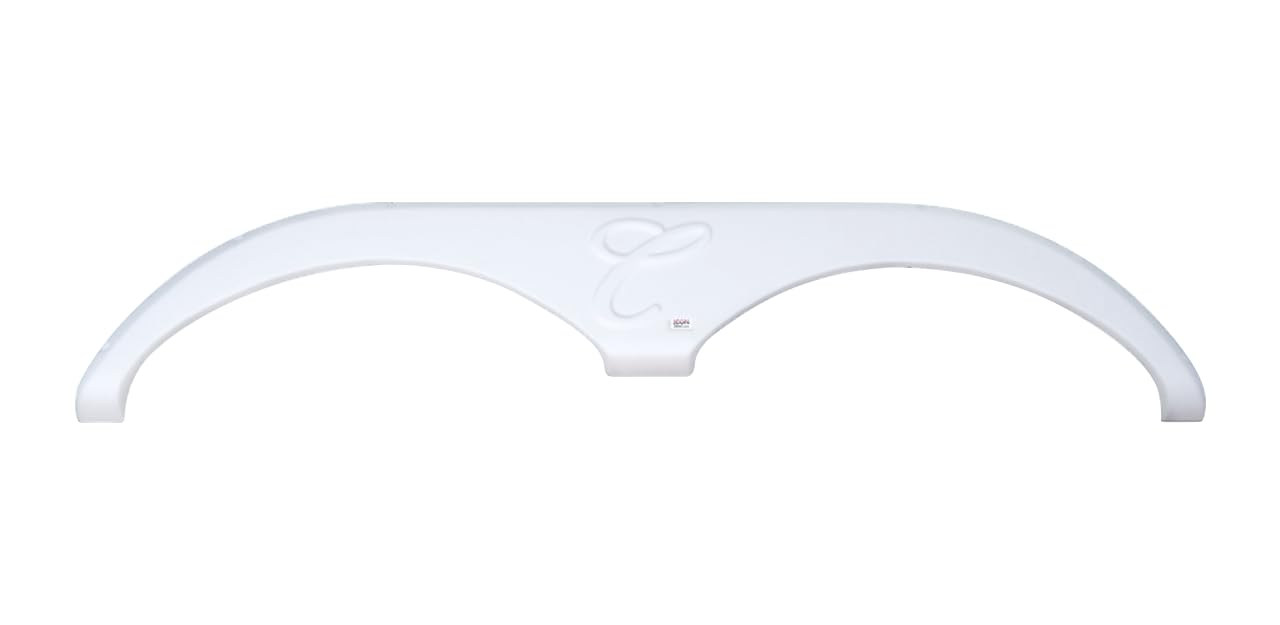Icon 01655 Tandem Axle Fender Skirt Fs785 For Forest River Cardinal - Polar White